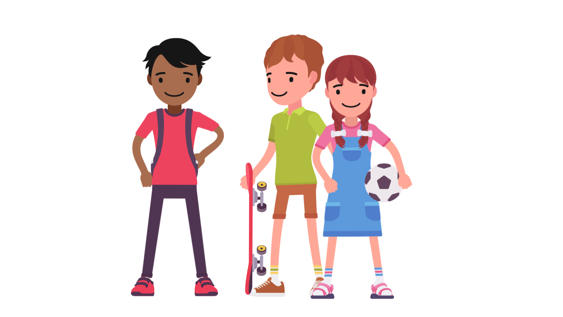 Kinderen sportief